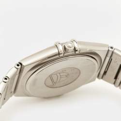Pre Owned Omega Constellation 1512.30.00 Silver Dial Stainless Steel Women Wristwatch 33.50 mm