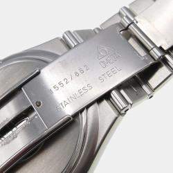 Pre Owned Omega Constellation Automatic Silver Stainless Steel Women's Wristwatch 33 mm