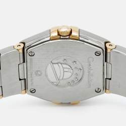 مملوكة مسبقًا Omega Constellation 123.20.24.60.02.002 Silver Dial 18K Yellow Gold Stainless Steel Women's Wristwatch 24 mm