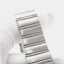 Pre Owned ساعة يد نسائية أوميغا كونستليشن 1476.61 ستانلس ستيل قشرة بيضاء 25.5 مم كوارتز