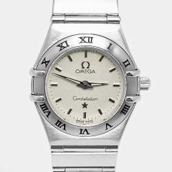 Pre Owned Omega Constellation 795.1203 Silver Dial Stainless Steel Women's Wristwatch 22.50 mm
