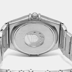 Pre Owned Omega Constellation 1512.30.00 Silver Dial Stainless Steel Women Wristwatch 33.50 mm