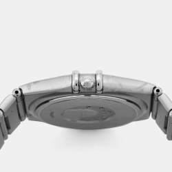 Pre Owned Omega Constellation 1512.30.00 Silver Dial Stainless Steel Women Wristwatch 33.50 mm