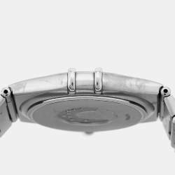 Pre Owned Omega Constellation 1512.30.00 Silver Dial Stainless Steel Women Wristwatch 33.50 mm