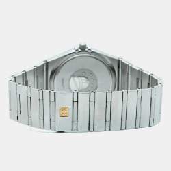 مملوكة مسبقًا Omega Constellation 396.1201 Silver Dial Stainless Steel Women's Wristwatch 33 mm