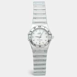مملوكة مسبقًا Omega Constellation 795.1203 Silver Dial Stainless Steel Women's Wristwatch 22.50 mm