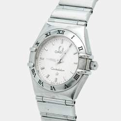 Pre Owned Omega Constellation 795.1203 Silver Dial Stainless Steel Women's Wristwatch 22.50 mm