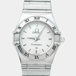 Pre Owned Omega Constellation 795.1203 Silver Dial Stainless Steel Women's Wristwatch 22.50 mm