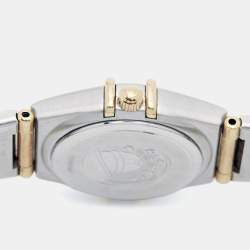 Pre Owned Omega Constellation 1262.70.00 Mother Of Pearl Dial 18k Yellow Gold Stainless Steel Women's Wristwatch 22.50 mm