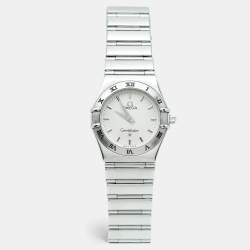 مملوكة مسبقًا Omega Constellation 1572.30.00 Silver Dial Stainless Steel Women's Wristwatch 22.50 mm