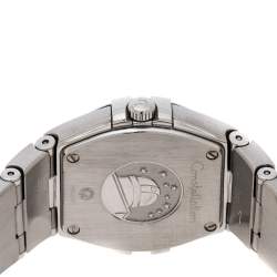 Omega Black Stainless Steel Diamonds Constellation 123.15.24.60.51.002 Women's Wristwatch 24 mm