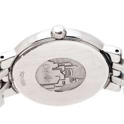 Pre Owned Omega Silver White Stainless Steel De Ville 795.1111 Women's Wristwatch 23 mm