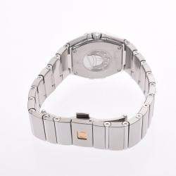 Omega Silver Stainless Steel Constellation 123.10 Women's Wristwatch 26 MM