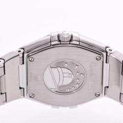 Omega Silver Stainless Steel Constellation 123.10 Women's Wristwatch 26 MM