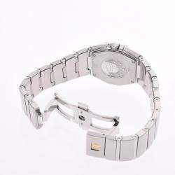 Omega Silver Stainless Steel Constellation 123.10 Women's Wristwatch 26 MM