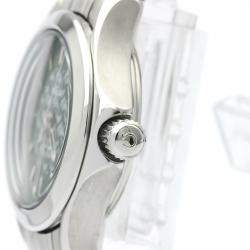 Pre Owned Omega Green Stainless Steel Seamaster 120M Jacques Mayol 2586.70 Women's Wristwatch 26 MM