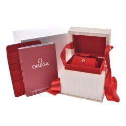 Omega MOP Diamonds 18k Yellow Gold And Stainless Steel Constellation 123.20.24.60.55.006 Women's Wristwatch 24 MM