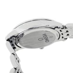 Pre Owned Omega Mother Of Pearl Stainless Steel De Ville Prestige 424.10.27.60.05.001 Women's Wristwatch 27.40 mm