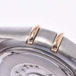 Omega Champagne 18K Yellow Gold And Stainless Steel Constellation 1262.10 Quartz Women's Wristwatch 22 MM