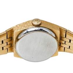 Pre Owned Omega Gold 18K Yellow Gold Ladymatic Vintage Women's Wristwatch 22MM