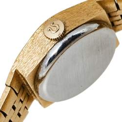 Pre Owned Omega Gold 18K Yellow Gold Ladymatic Vintage Women's Wristwatch 22MM