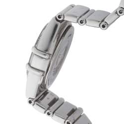 Pre Owned Omega Gray Stainless Steel Constellation My Choice Mini Women's Wristwatch 22.5MM