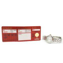 Pre Owned Omega White Stainless Steel Seamaster 120M 2581.70 Women's Wristwatch 26 MM