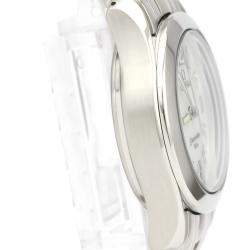 Pre Owned Omega White Stainless Steel Seamaster 120M 2581.70 Women's Wristwatch 26 MM