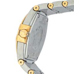 Omega Coral Mother Of Pearl 18K Yellow Gold & Stainless Steel Constellation Women's Wristwatch 27mm 