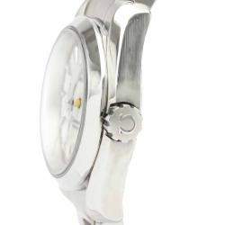 Omega Silver Stainless Steel Seamaster Aqua Terra 231.10.30.61.02.001 Women's Wristwatch 30 MM