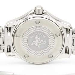 Pre Owned Omega Silver Stainless Steel Seamaster 2581.31 Women's Wristwatch 26MM