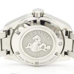 Omega Black Diamonds Stainless Steel Seamaster 231.10.30.61.56.001 Quartz Women's Wristwatch 30 MM