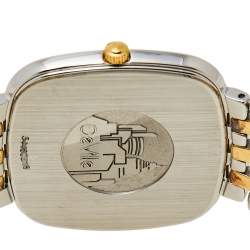 Pre Owned Omega Vintage 18K Yellow Gold & Stainless Steel De Ville 395.3378 Women's Wristwatch 30 mm