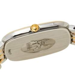 Pre Owned Omega Vintage 18K Yellow Gold & Stainless Steel De Ville 395.3378 Women's Wristwatch 30 mm