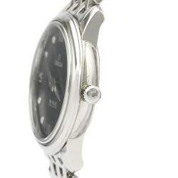 Pre Owned Omega Blue Stainless Steel De Ville 424.10.27.60.53.001 Quartz Women's Wristwatch 27 MM