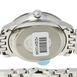 Pre Owned Omega Mother of Pearl Stainless Steel Diamond De Ville Prestige Co-Axial 424.10.33.20.55.002 Women's Wristwatch 32.70 mm
