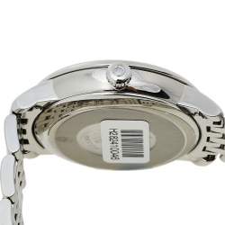 Pre Owned Omega Mother of Pearl Stainless Steel Diamond De Ville Prestige Co-Axial 424.10.33.20.55.002 Women's Wristwatch 32.70 mm