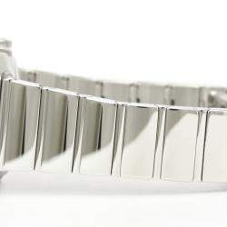 Omega MOP Diamonds Stainless Steel Constellation 123.10.27.60.55.002 Quartz Women's Wristwatch 27 MM