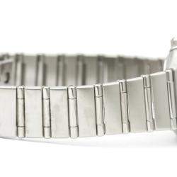 Pre Owned Omega Silver Diamonds Stainless Steel Constellation 1562.36 Quartz Women's Wristwatch 22 MM