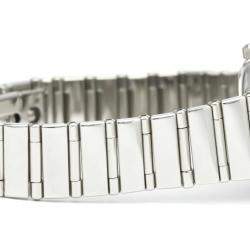 Omega Pink MOP Diamonds Stainless Steel Constellation 1457.78 Women's Wristwatch 22 MM