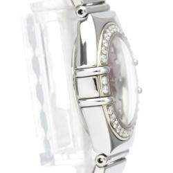 Omega Pink MOP Diamonds Stainless Steel Constellation 1457.78 Women's Wristwatch 22 MM