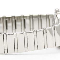 Pre Owned Omega MOP Diamonds Stainless Steel Constellation My Choice 1465.71 Women's Wristwatch 22 MM