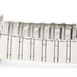 Pre Owned Omega MOP Diamonds Stainless Steel Constellation My Choice 1465.71 Women's Wristwatch 22 MM