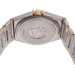 Omega 18K Yellow Gold & Stainless Steel Constellation 1212.10.00 Women's Wristwatch 33.5 mm