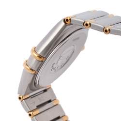 Omega 18K Yellow Gold & Stainless Steel Constellation 1212.10.00 Women's Wristwatch 33.5 mm