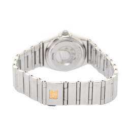 Omega Mother of Pearl Stainless Steel Constellation My Choice 795.1243 Women's Wristwatch 22.5 mm