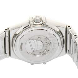 Omega Mother of Pearl Stainless Steel Constellation My Choice 795.1243 Women's Wristwatch 22.5 mm