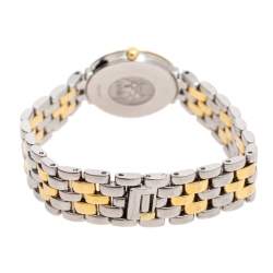 Pre Owned Omega Two-Tone Stainless Steel De Ville Prestige 795.1471 Women's Wristwatch 23 mm