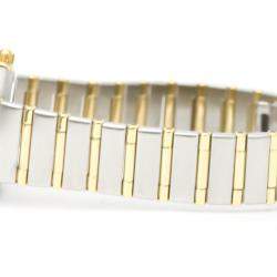 Pre Owned Omega MOP 18k Yellow Gold And Stainless Steel Constellation 1262.75 Women's Wristwatch 22 MM