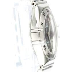 Pre Owned Omega Grey Stainless Steel Constellation My Choice Quartz 1561.51 Women's Wristwatch 22 MM